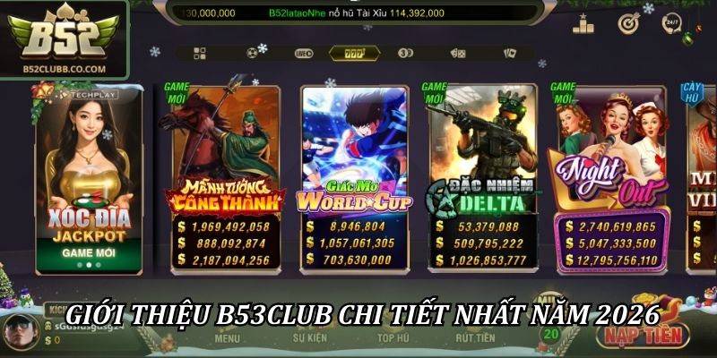 Giới Thiệu B52Club: Cổng Game Bài Bom Tấn Đẳng Cấp Quốc Tế 1 Giới thiệu B52club chi tiết nhất năm 2026